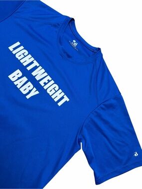 LIGHTWEIGHT BABY Dri-Fit Royal Blue Graphic Tee Mens Large